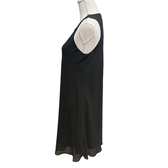 Lauren Ralph Lauren Black Sleeveless Jersey Trapeze Swing Lined‎ Dress -Size 8 - Picture 6 of 15